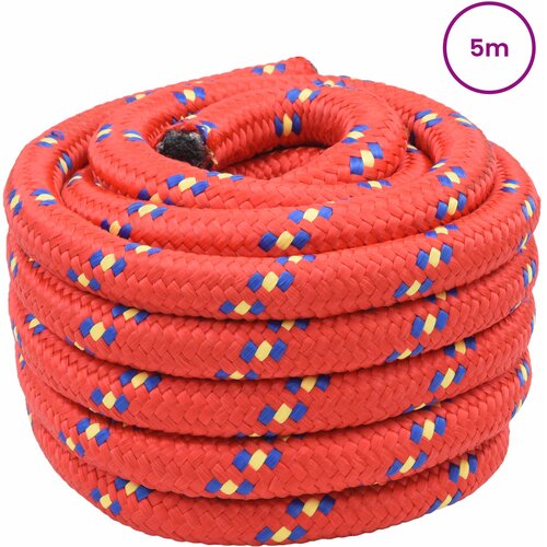  Konopac za čamce 5 m 3 Crvena PP Slike