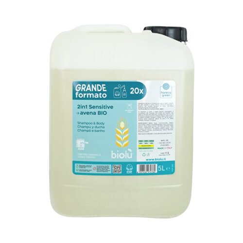 biolù Sensitiv 2v1 šampon in gel za prhanje - 5 l Cene