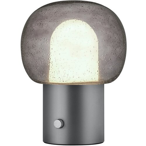 Blomus antracitno siva led stolna lampa aluminijska sa staklenim sjenilom (visina 32 cm) iris &amp;ndash; Slike