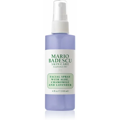 Mario Badescu Facial Spray with Aloe, Chamomile and Lavender meglica za obraz s pomirjajočim učinkom 118 ml