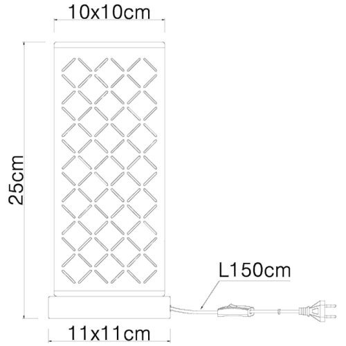 Globo 15229T1 - Stona lampa CLARKE 1xE14/40W/230V Slike