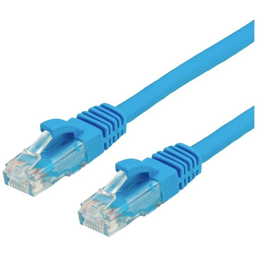 Value 21.99.1074 RJ45 omrežni kabel\, Patch kabel CAT 6 U/UTP 7.00 m modra 1 kos, (20420820) Cene