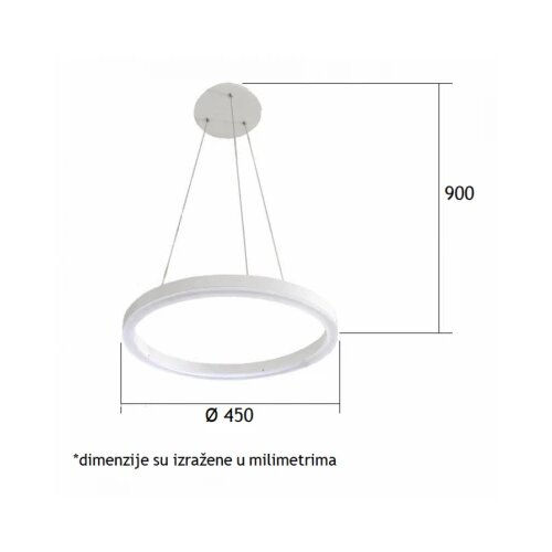Luna 43 luster POO91045A 20W 3200K Cene
