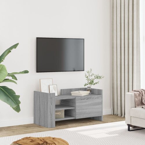  The Living Store TV omarica siva sonoma 80x35x40 cm inženirski les - TV Omarica, (21508255) Cene