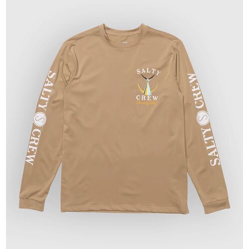 Salty Crew Tailed Rashguard Majica z dolgimi rokavi khaki Slike