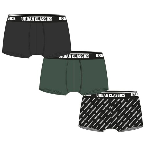 Urban Classics muške bokserice 3-Pack Darkgreen/black/branded Aop Cene