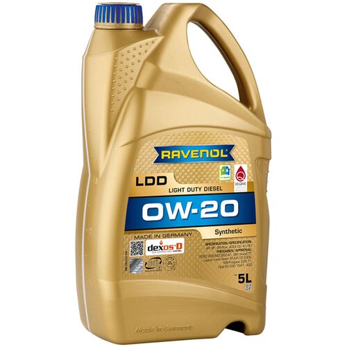 RAVENOL Motorno ulje LDD Light Duty Diesel 0W-20, 5 l Cene