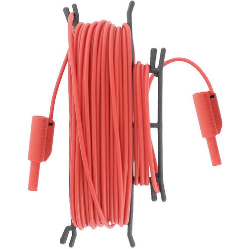 Metrel A 1640 varnostni merilni kabel banana mo&amp;scaron;ki konektor 4 mm banana mo&amp;scaron;ki konektor 4 mm 20 m rdeča 1 kos, (20423086) Slike