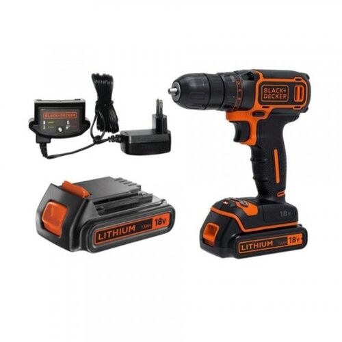 Black & Decker BCDC18HTSA aku bušilica odvijač 18V, 2x1.5Ah Cene