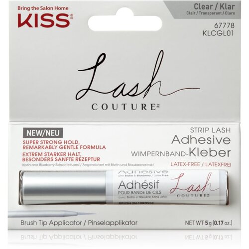 Kiss Lash Couture lepilo za umetne trepalnice z aplikatorjem odtenek White 5 g Cene