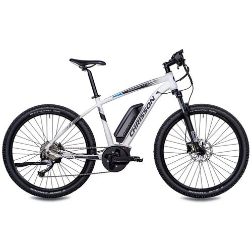 X-plorer električni bicikl chrisson e-mounter 1.1 white green Slike