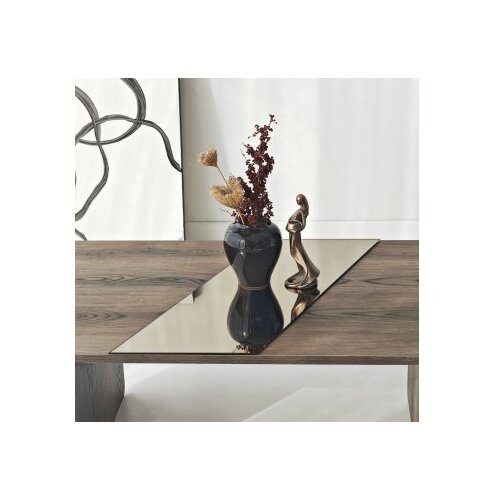 Hanah home Klub sto Favorit, smeđi Slike