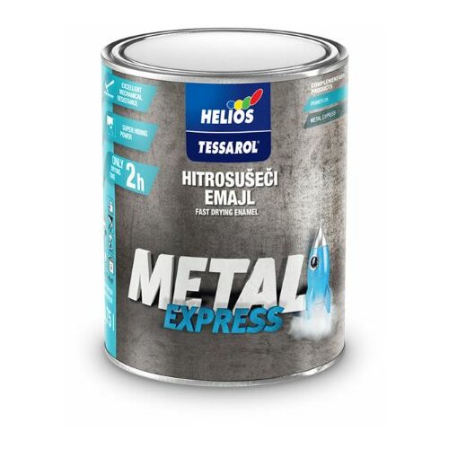 Helios tessarol metal express crni RAL 9005 0,75l Cene