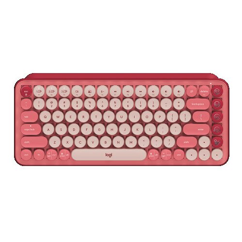 Logitech pop keys bluetooth mechanical keyboard rose ( 920-010737 ) Cene