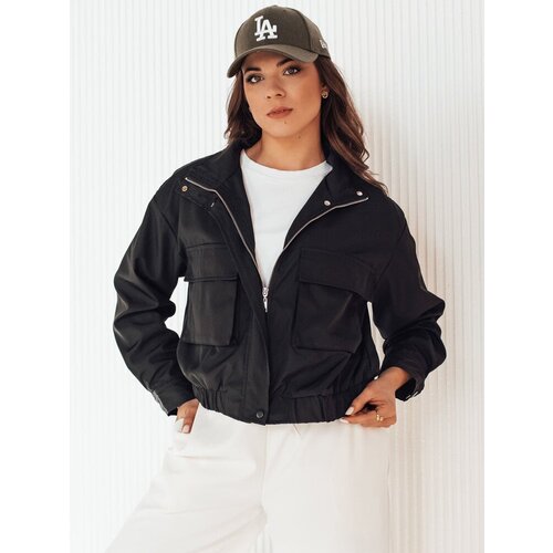 DStreet Women's transitional jacket ISTAN black Cene