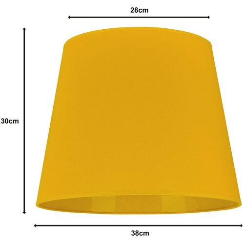  duolla - prigu&amp;scaron;iva za stojeću lampu classic l E27, prečnika 38 cm, žuta Slike