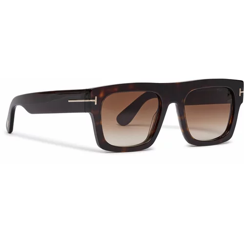 Tom Ford Sončna očala FT0711 Dark Havana/Gradient Brown 52F