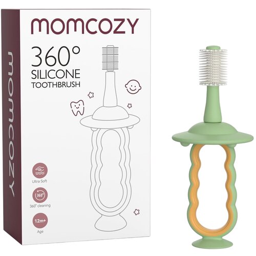 Momcozy silikonska četkica za zube 360&deg; green Cijene