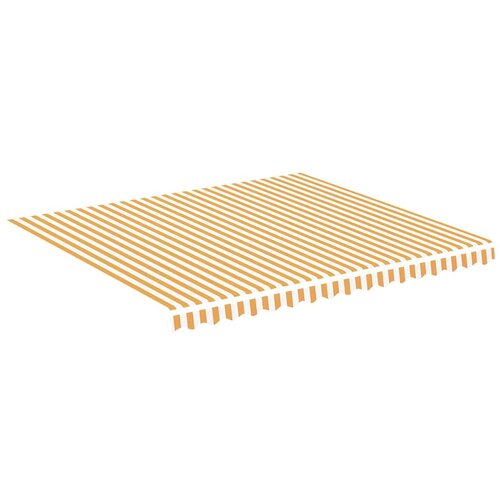 vidaXL Nadomestno blago za tendo rumeno in belo 4x3,5 m, (20611008) Cene