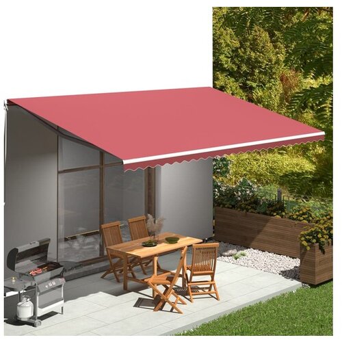 vidaXL Nadomestno blago za tendo bordo rdece 6x3,5 m Cene