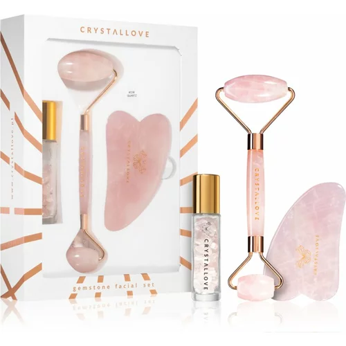 Crystallove Rose Quartz Beauty Set set za njegu lica
