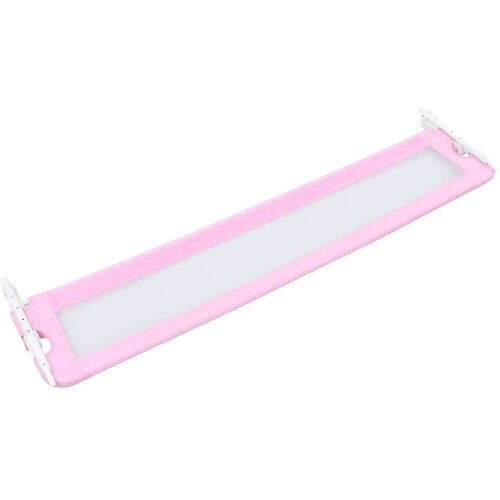VidaXL sigurnosna ograda za dječji krevet ružičasta 180x42 cm poliester Slike