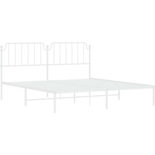  okvir za krevet s uzglavljem bijeli 183x213 cm Slike