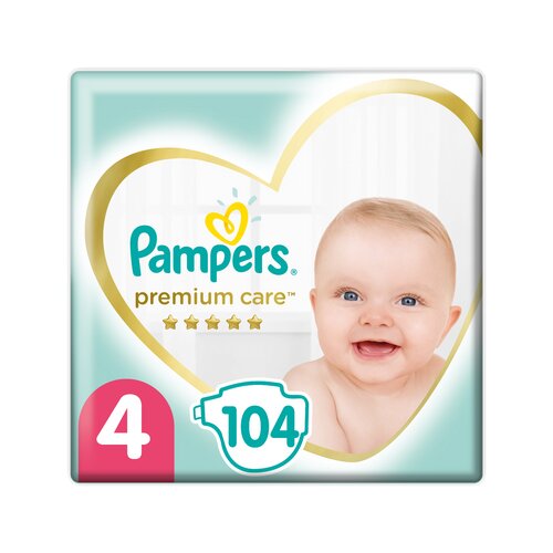 Pampers pelene za bebe premium mega box 4 maxi 104/1 Cene