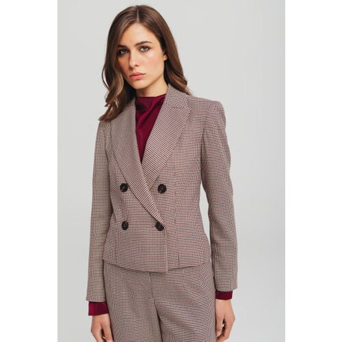 Legendww zenski karirani sako sa duplim kopcanjem Cene