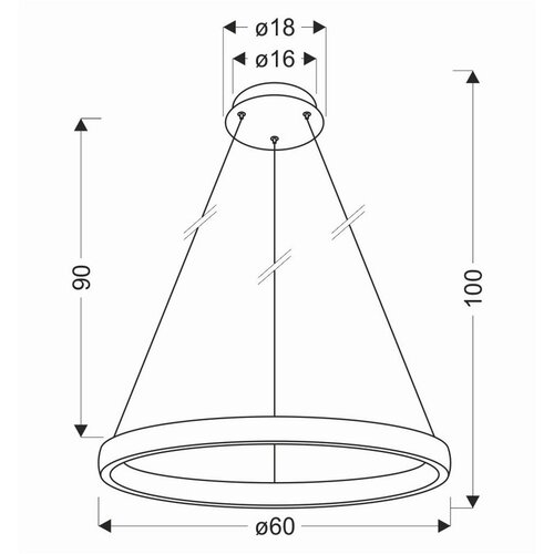 Lesnina XXXL VISEČA LED-SVETILKA Hashim 34 W 2800 lm 4000 K 240 V Slike