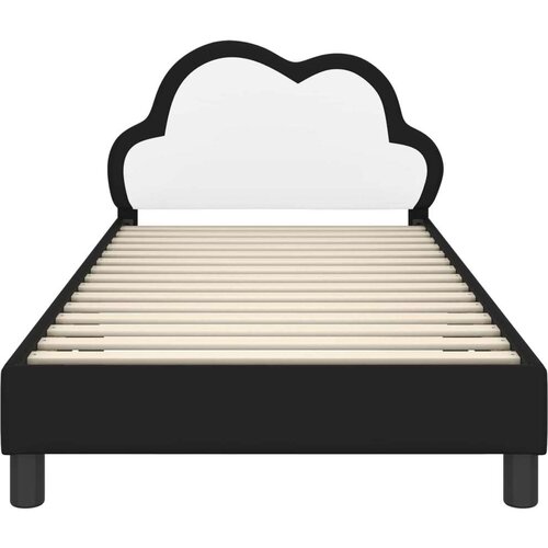  Okvir za krevet s uzglavljem Crna 80 x 200 cm PU Slike