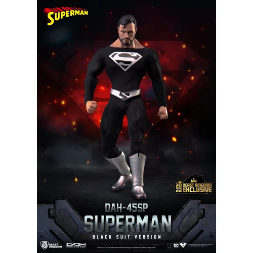BEAST KINGDOM - WARNER BROS DC COMICS Superman Black Suit 1:9 Scale Dynamic 8ction Heroes Akcijska figura, (20837888)