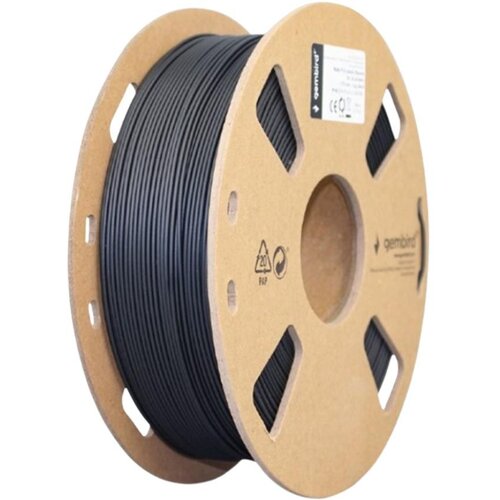Gembird 3DP-PLA-01-MTBK mat pla filament za 3D stampac 1.75mm, kotur 1KG, black Cene
