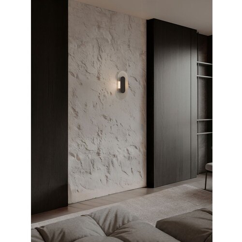 Nova Luce Mat črna kovinska LED stenska svetilka Vetrio &amp;ndash; Slike