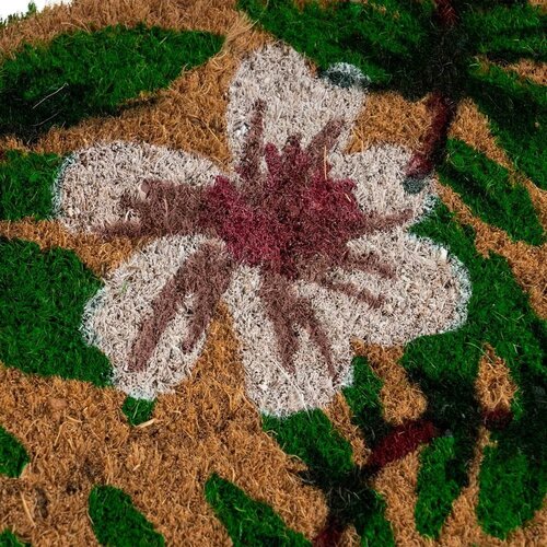 Casa Selecci&amp;oacute;n Predpražnik iz kokosovih vlaken 40x60 cm Leafy &amp;ndash; Slike
