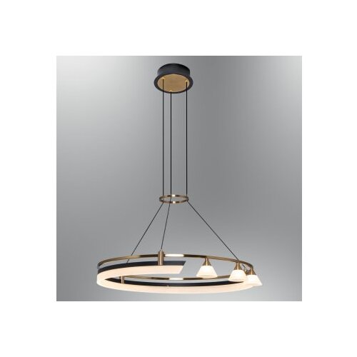 Opviq Luster 5707-2A, 60cm, Visina: 120cm, 3000K, 4500lm, Zlatno-crna boja Cijene