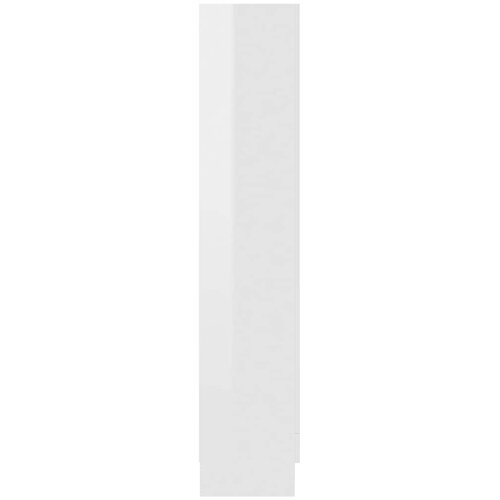  za knjige sjajni bijeli 82,5 x 30,5 x 150 cm drveni Slike