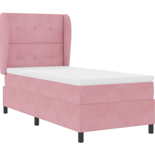 Box Spring Krevet s Madracem Ružičasti 90x200 cm Bar&amp;scaron;un Slike