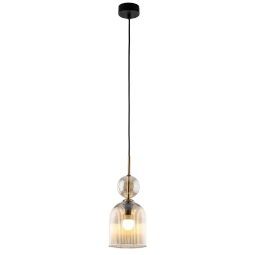  Visilica na sajli SOPHIA 1xE14/10W/230V crna/zadimljeno bež Slike