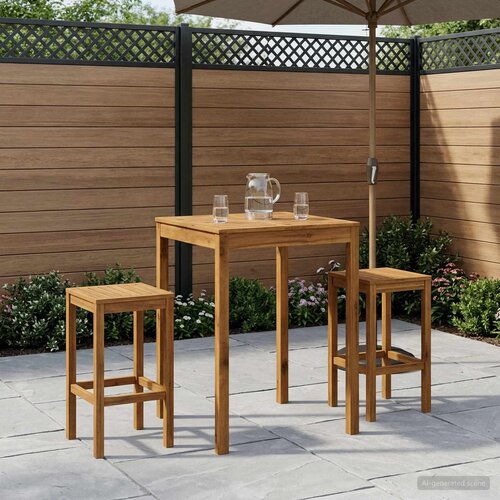  Stol za bar u vrtu Prirodna 80 x 80,5 x 105 cm Cijene
