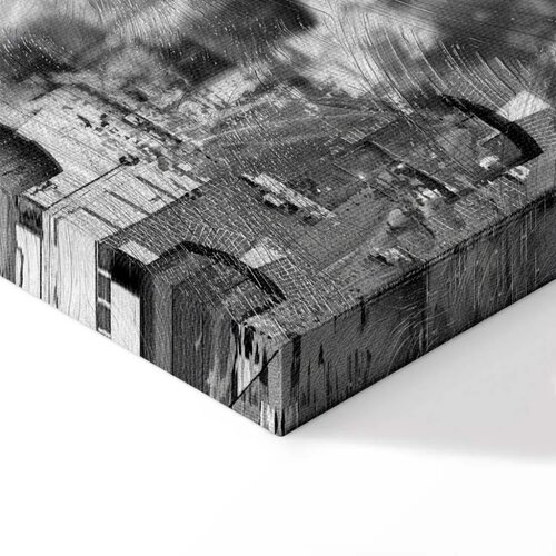  Slika - New York City Collage (5 Parts) Wide Black and White 225x112.5 Premium Print Slike