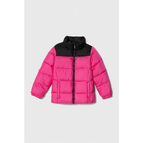 Columbia Otroška jakna U Puffect Jacket roza barva