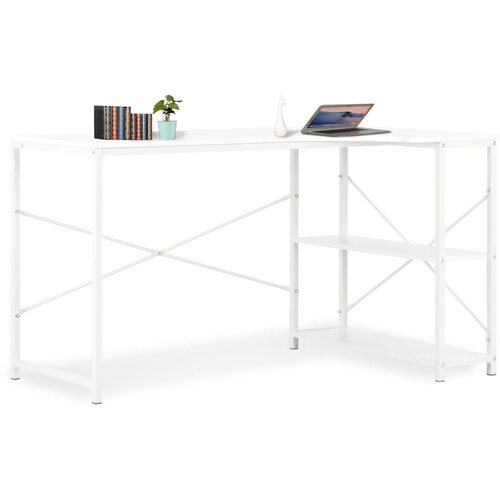 vidaXL Stol za računalo bijeli 120 x 72 x 70 cm Cijene