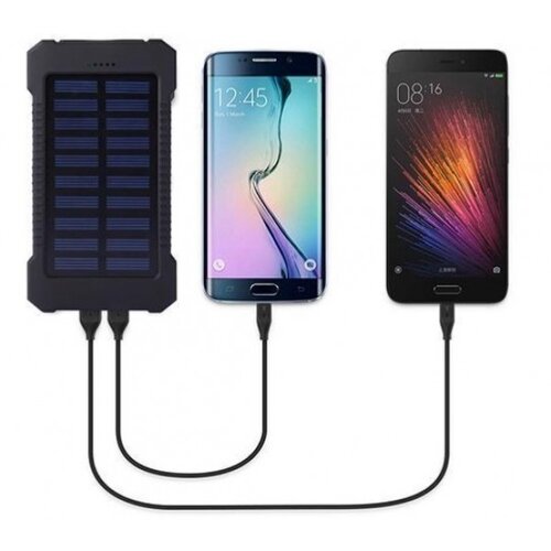 Gembird HRD-T12 ** solar power bank 12000mAh 2xUSB, led, kompas (959) Slike
