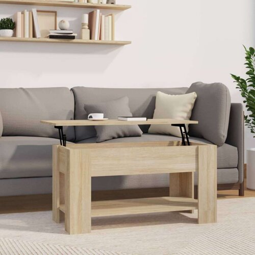  Stolić za kavu boja hrasta 101x49x52 cm konstruirano drvo Cijene