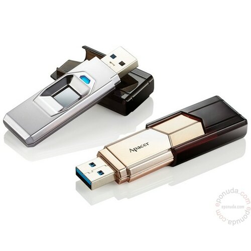 Apacer 32GB AH650 Fingerprint USB 3.0 flash srebrni usb memorija Slike
