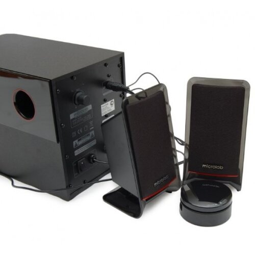 Microlab M200BT Aktivni drveni zvucnici 2.1 40W RMS(16W, 2x12W) BLUETOOTH daljinski , 3.5mm Cene