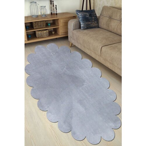 Conceptum Hypnose Tepih Ellipse Daisy, 120x180 cm, Svetlosivi Cene