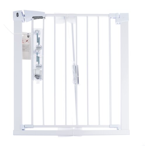 TIAKI bijela pregrada s nastavkom od 7 cm, za pse - visina 76 cm, širina 75 do 82 cm Cene