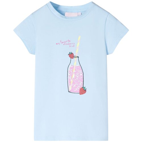 vidaXL Dječja majica nježnoplava 104 Cijene